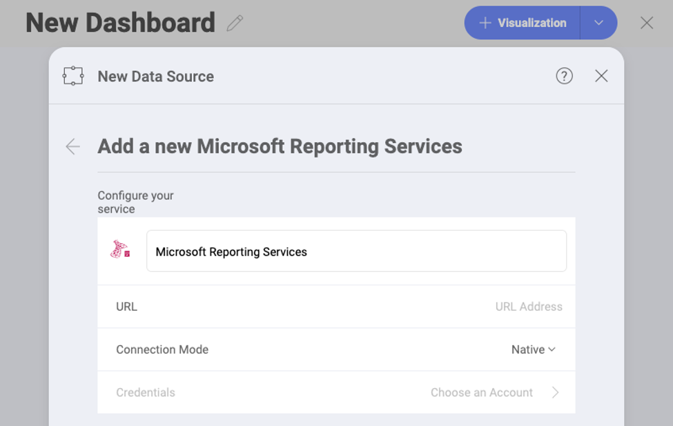 Connecting Microsoft SQL Server Reporting Services with Reveal BI