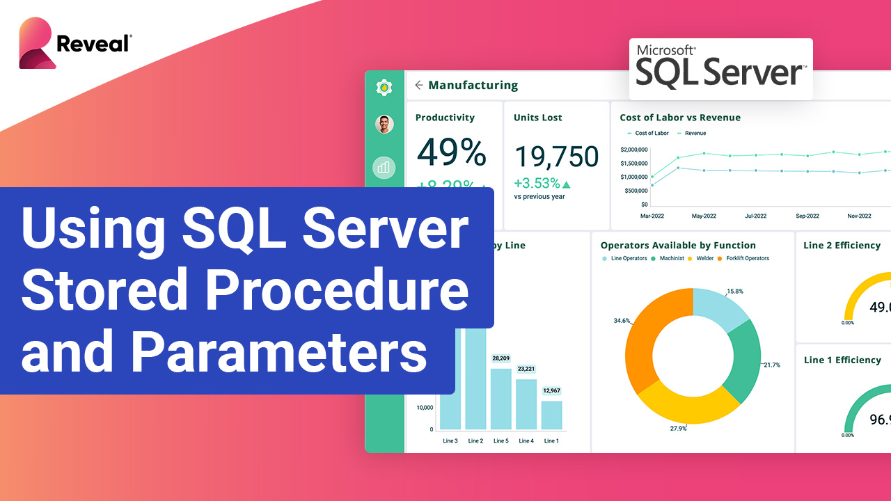 Aprovechamiento de los parámetros y procedimientos almacenados de SQL Server en Reveal BI